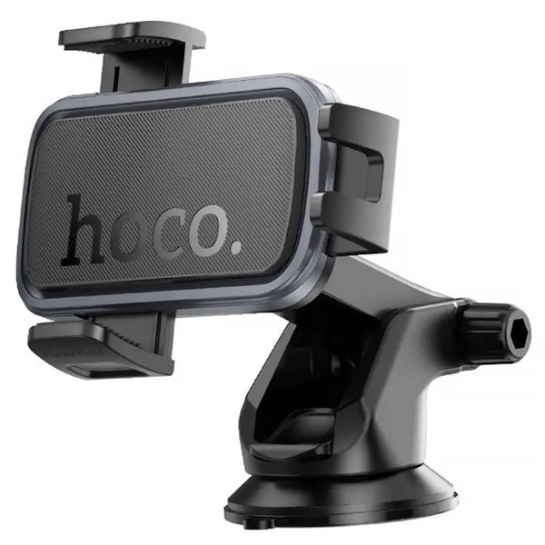 Тримач в машину HOCO Vista push-type car holder H79 (center console) |4.5-7"| (UPD) Black 7237 фото