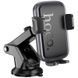 Тримач в машину HOCO Vista push-type car holder H79 (center console) |4.5-7"| (UPD) Black 7237 фото 1