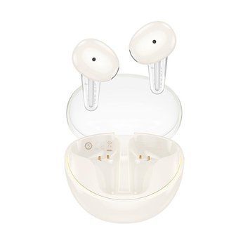 Бездротові навушники HOCO Magic true wireless BT headset EW202 |BT5.4, 35/350mAh, 6h, ipx4| (UPD) Milky White 3978 фото