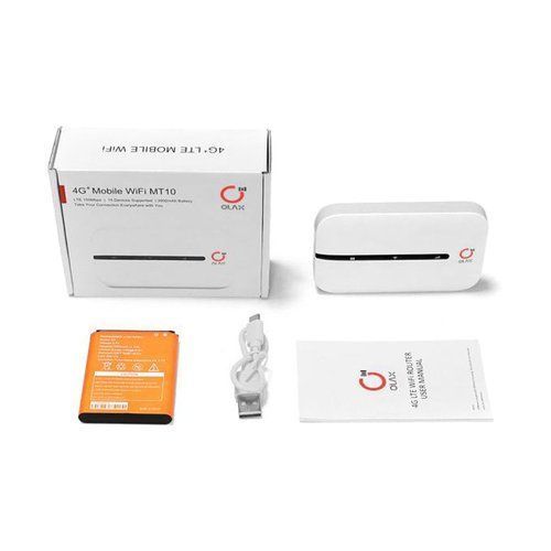 4G WiFi Роутер Olax MT10 (DS) White 5988 фото