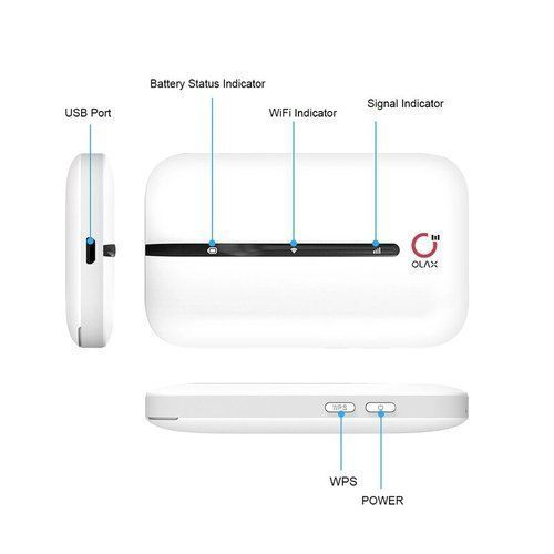 4G WiFi Роутер Olax MT10 (DS) White 5988 фото