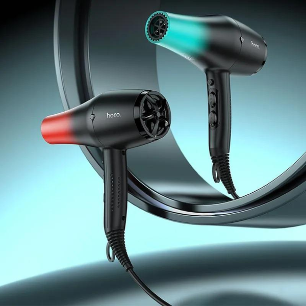 Фен Hoco Hot and cold air hair driver HP15 |2000-2400W, 21000RPM| (MM) Gradient Blue 6288 фото