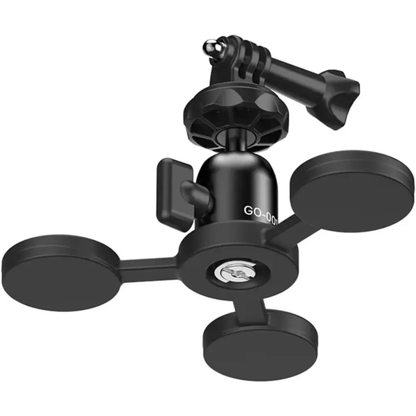 Штатив(магнітні кріплення) Ulanzi Vijim GO-001 Magnetic Mount for Action Cameras(Під гвинт та затискач) (UV-C016GBB1 GO-001) (KT) Black 5888 фото
