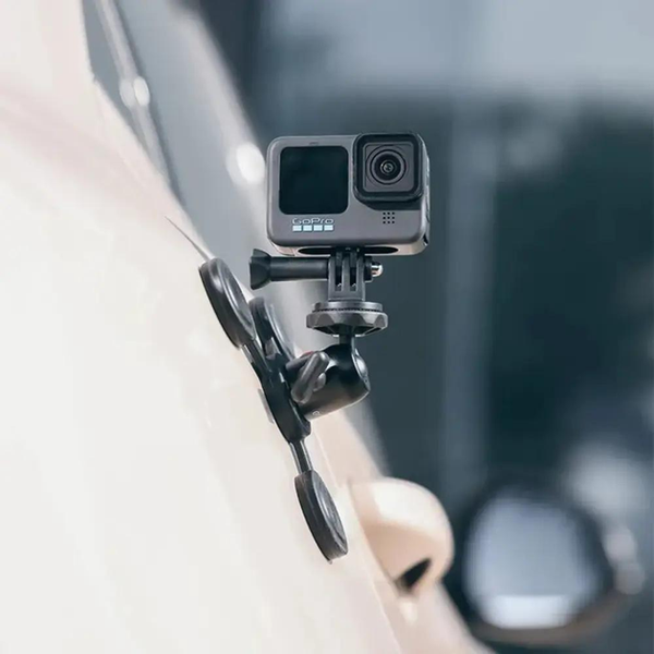 Штатив(магнітні кріплення) Ulanzi Vijim GO-001 Magnetic Mount for Action Cameras(Під гвинт та затискач) (UV-C016GBB1 GO-001) (KT) Black 5888 фото