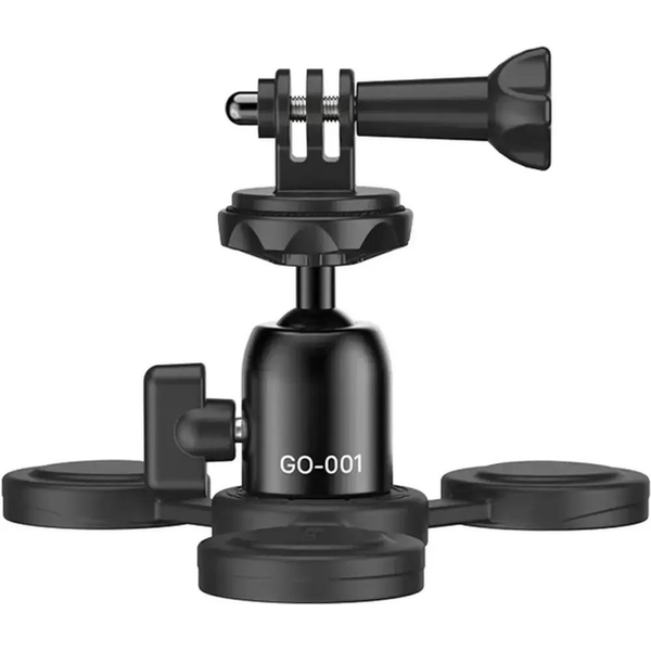 Штатив(магнітні кріплення) Ulanzi Vijim GO-001 Magnetic Mount for Action Cameras(Під гвинт та затискач) (UV-C016GBB1 GO-001) (KT) Black 5888 фото