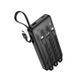 Портативная батарея HOCO Night tide power bank with 4 cables J146 10000mah | 1USB/1 Type-C, 2A| (UPD) Black 7138 фото 1