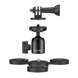 Штатив(магнітні кріплення) Ulanzi Vijim GO-001 Magnetic Mount for Action Cameras(Під гвинт та затискач) (UV-C016GBB1 GO-001) (KT) Black 5888 фото 3