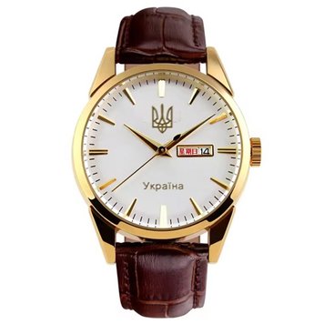 Годинник наручний 3709/9073GDWT-B SKMEI,(Lux) GOLD-WHITE (MEN), UKRAINE 3104 фото