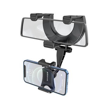 Держатель в машину BOROFONE Roller rearview mirror Car holder BH49 (UPD) Black 3425 фото