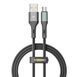 Кабель USB to Micro YOKI LED YK-LE17 3A, 60W, 1.2m (VV) Black 5184 фото 3